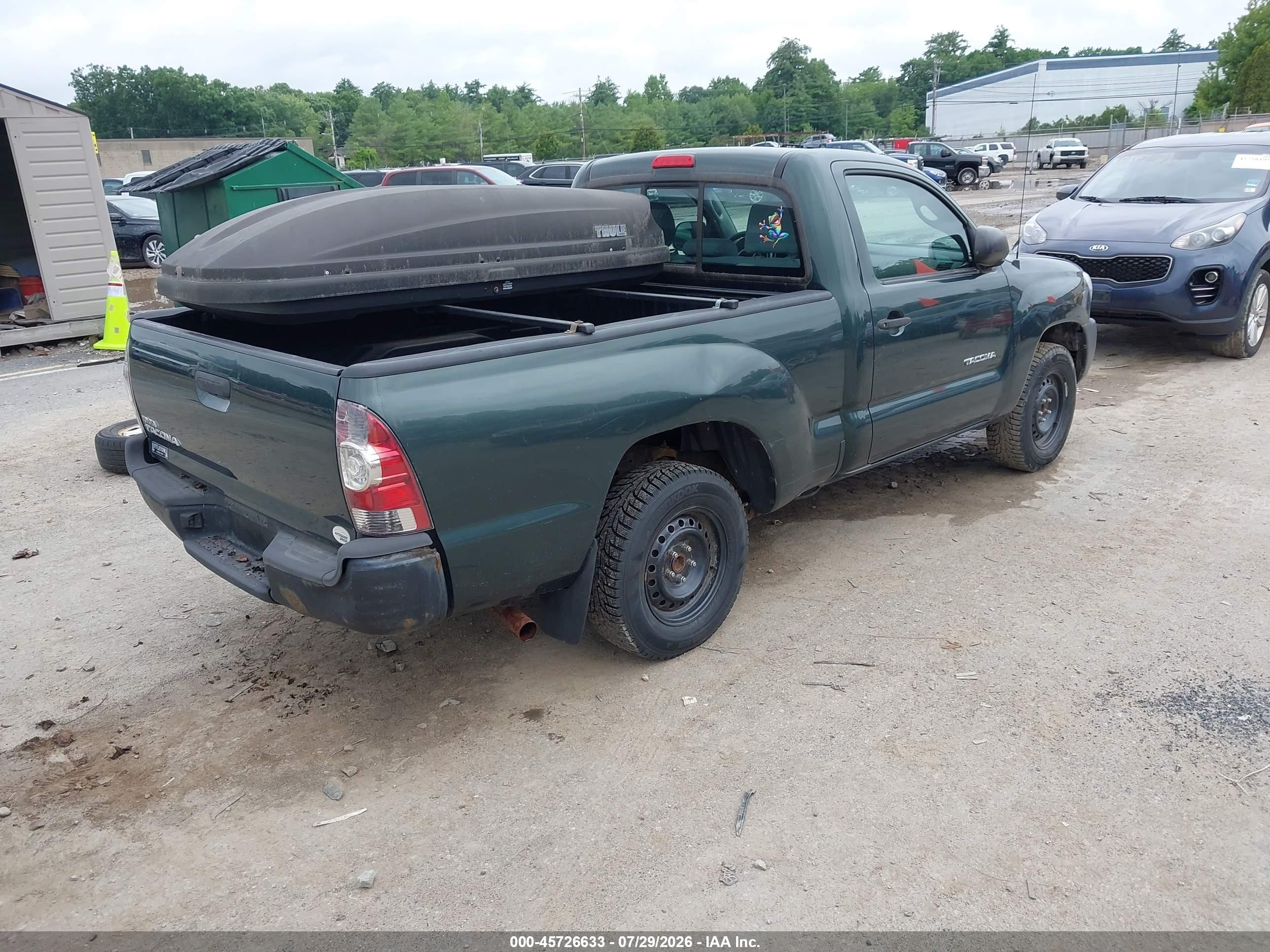 2009 Toyota Tacoma   Black vin: 5TENX22N19Z618026