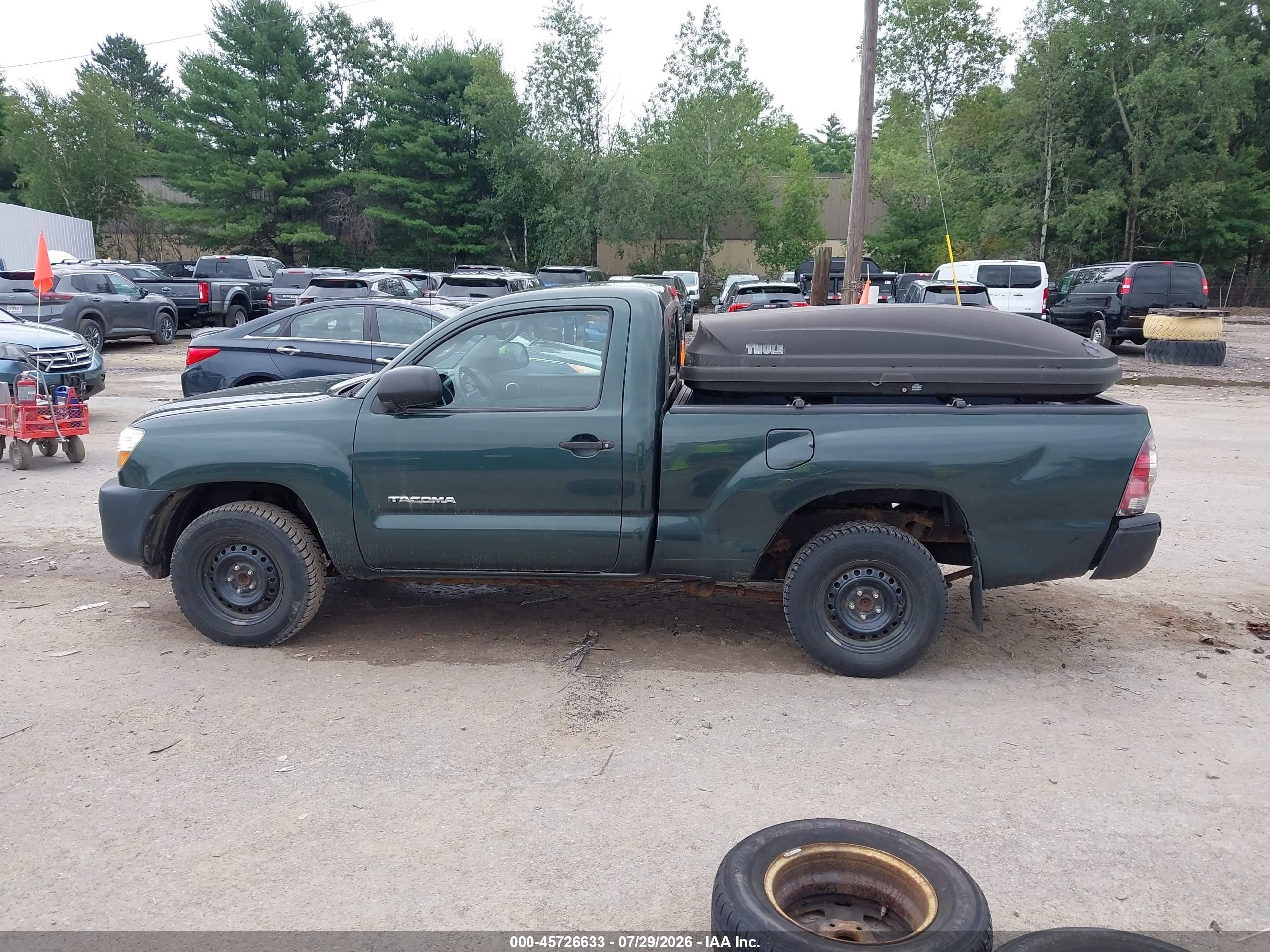 2009 Toyota Tacoma   Black vin: 5TENX22N19Z618026