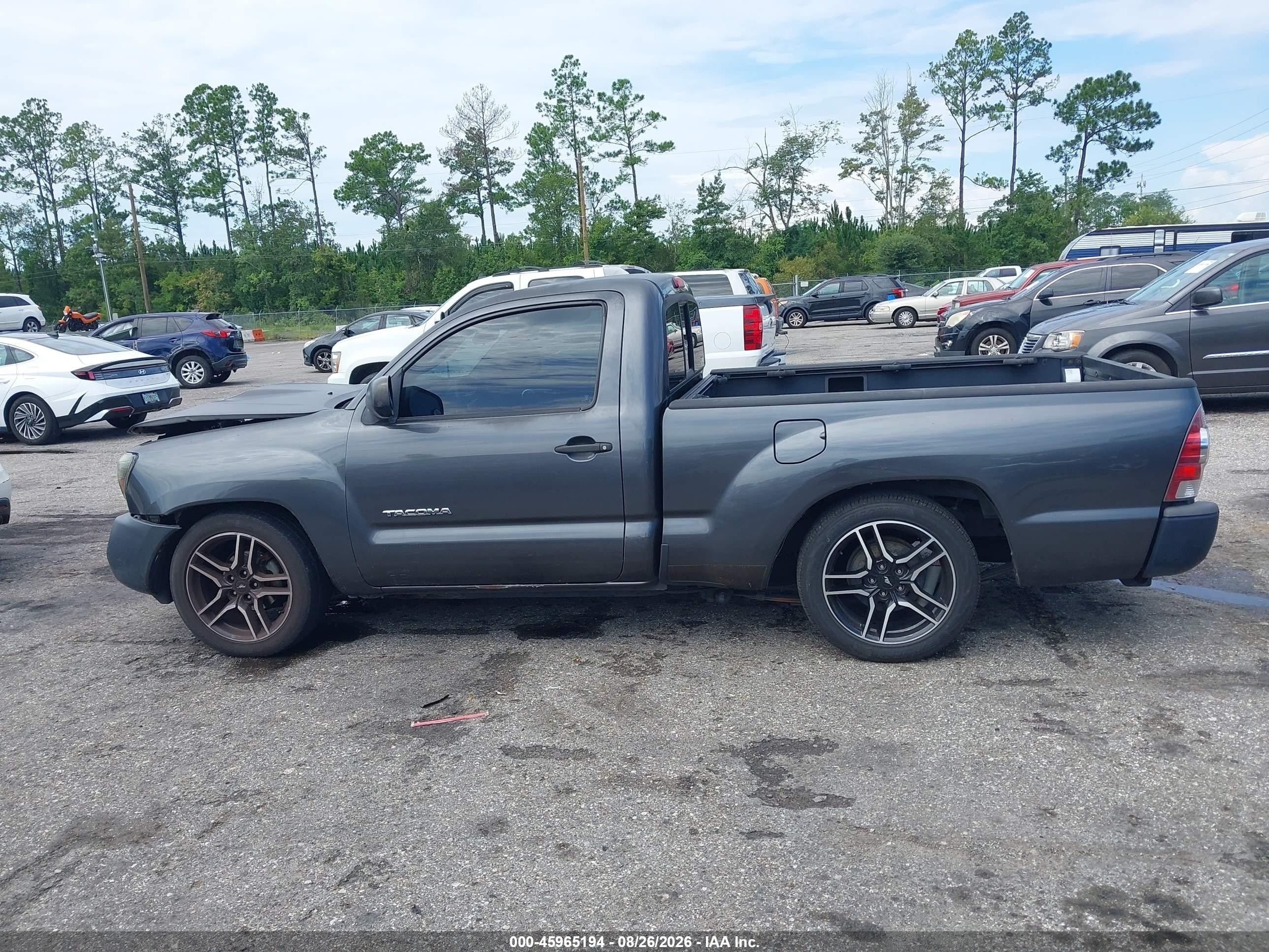 2009 Toyota Tacoma   Gray vin: 5TENX22N19Z622223