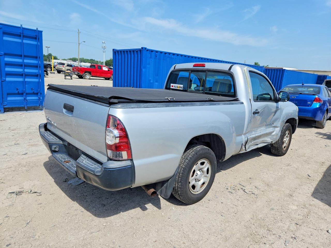 2009 Toyota Tacoma Base Silver vin: 5TENX22N19Z646649