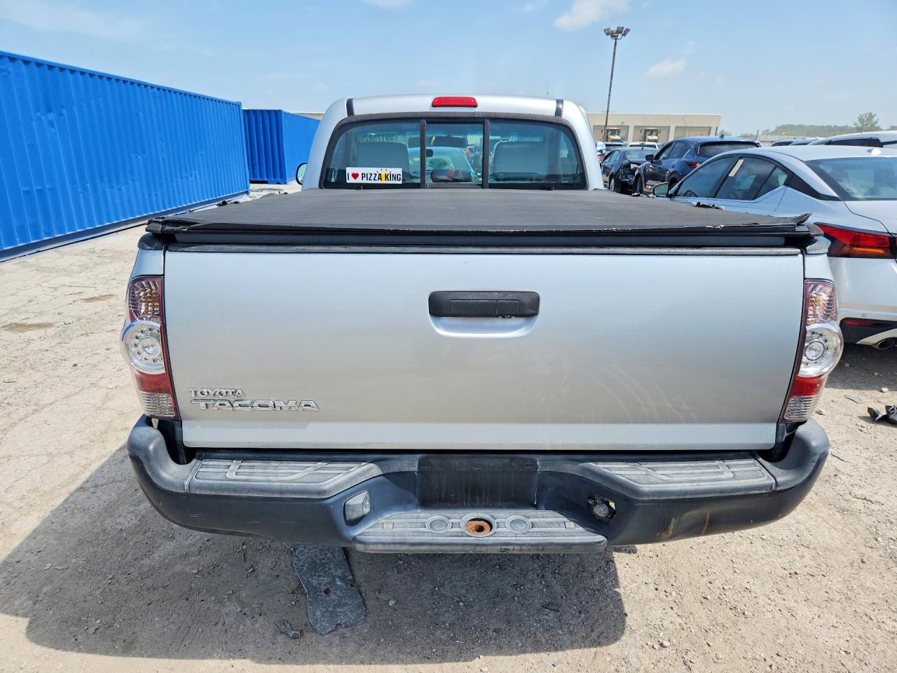 2009 Toyota Tacoma Base Silver vin: 5TENX22N19Z646649