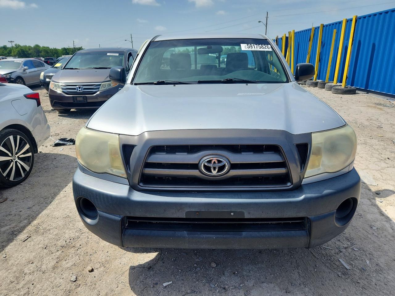 2009 Toyota Tacoma Base Silver vin: 5TENX22N19Z646649