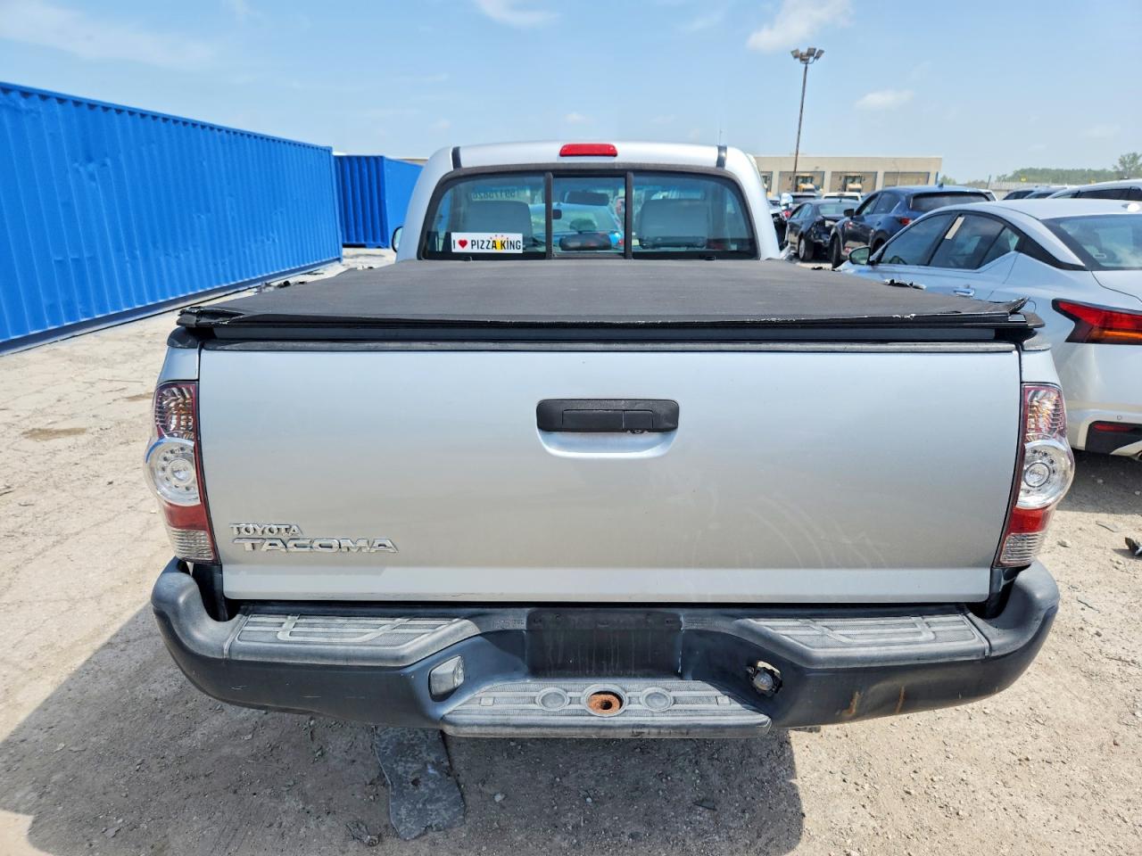2009 Toyota Tacoma Base Silver vin: 5TENX22N19Z646649