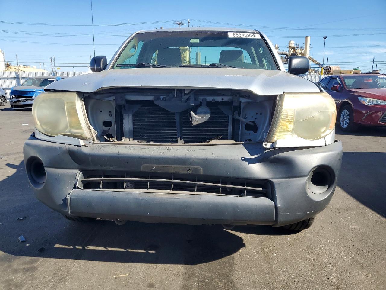 2005 Toyota Tacoma Base Silver vin: 5TENX22N25Z077546