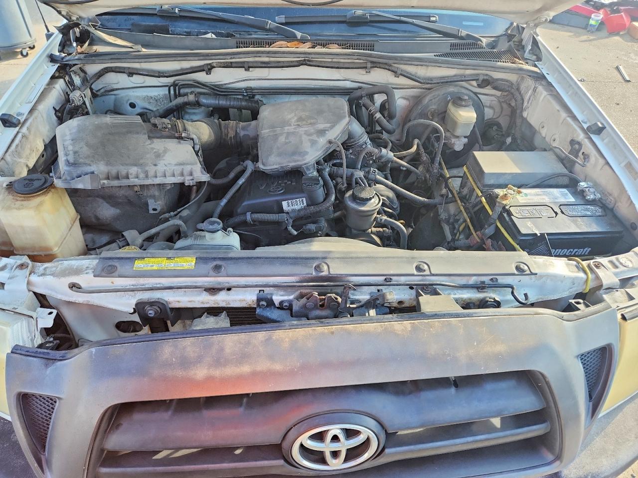 2007 Toyota Tacoma Base White vin: 5TENX22N27Z322509