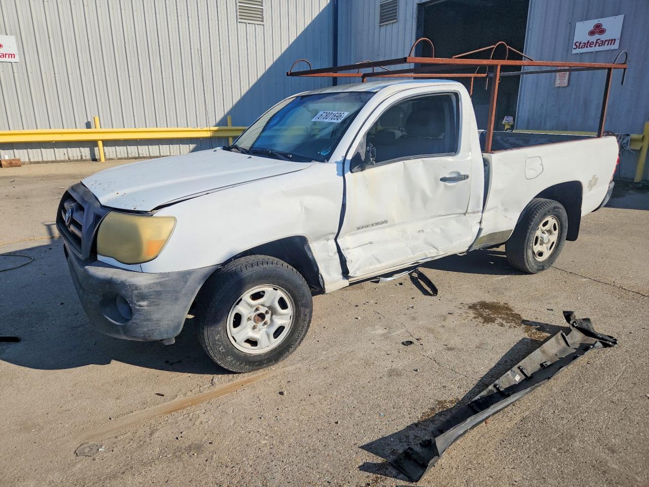 2007 Toyota Tacoma Base White vin: 5TENX22N27Z322509