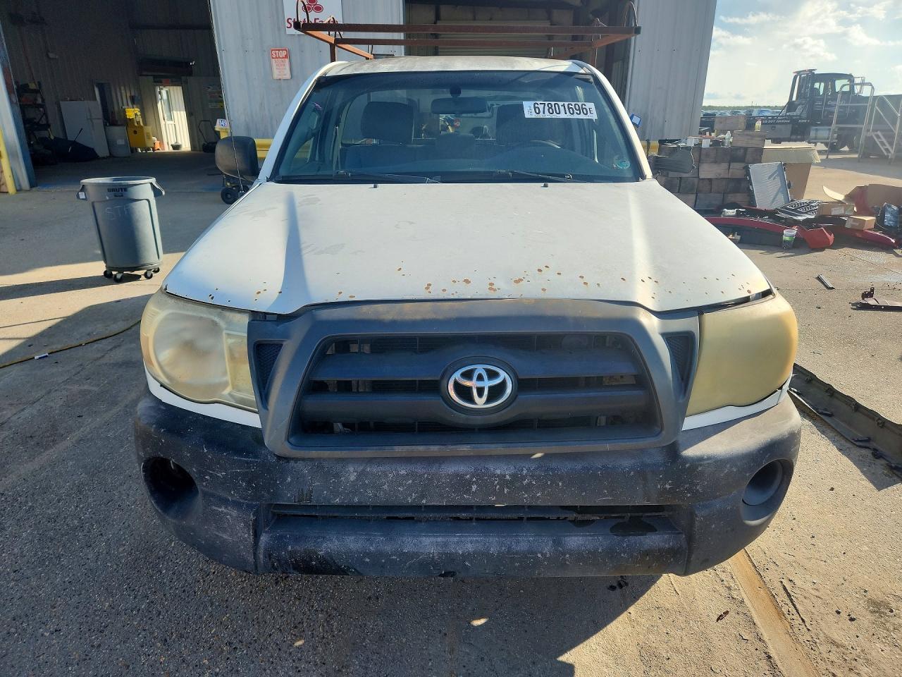 2007 Toyota Tacoma Base White vin: 5TENX22N27Z322509