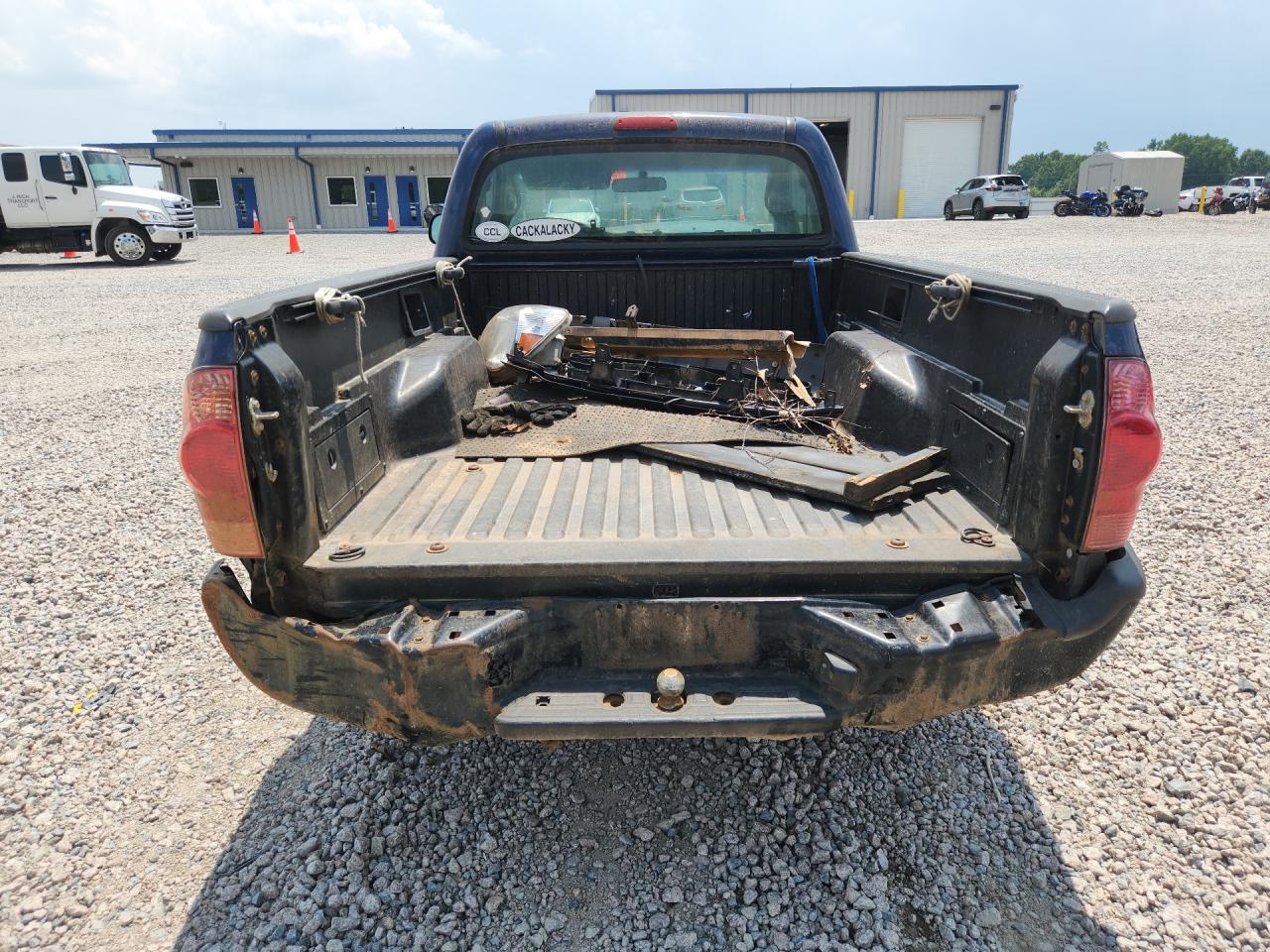 2007 Toyota Tacoma Base Blue vin: 5TENX22N27Z458199