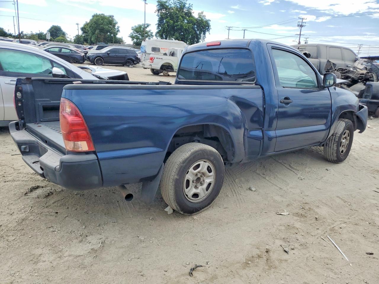 2008 Toyota Tacoma Base Синий vin: 5TENX22N28Z511033