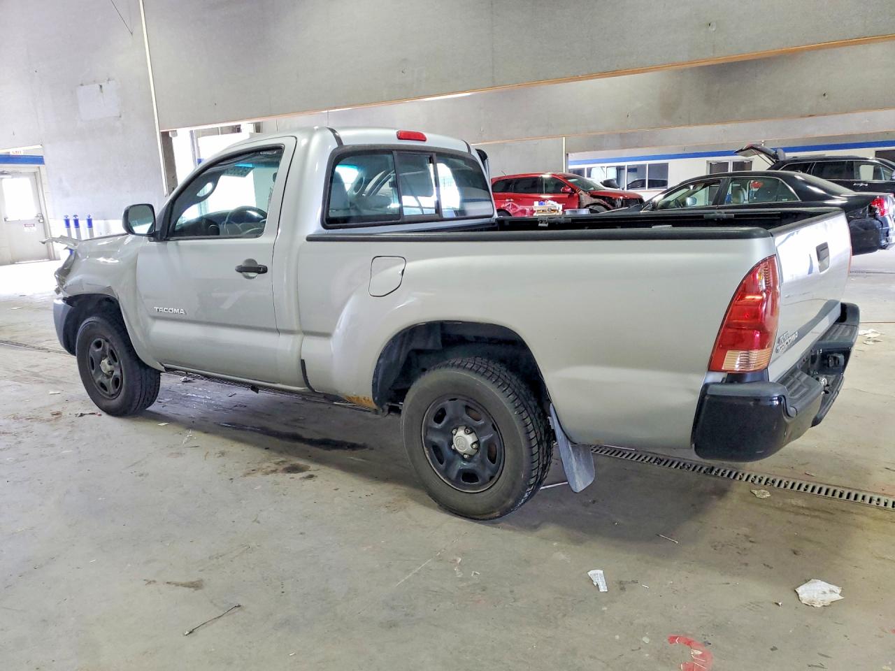 2008 Toyota Tacoma Base Silver vin: 5TENX22N28Z591966