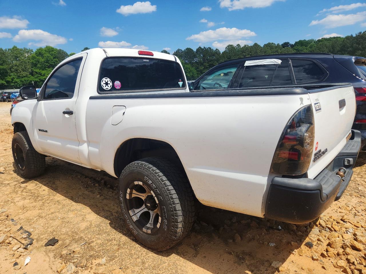 2005 Toyota Tacoma Base Белый vin: 5TENX22N35Z075966