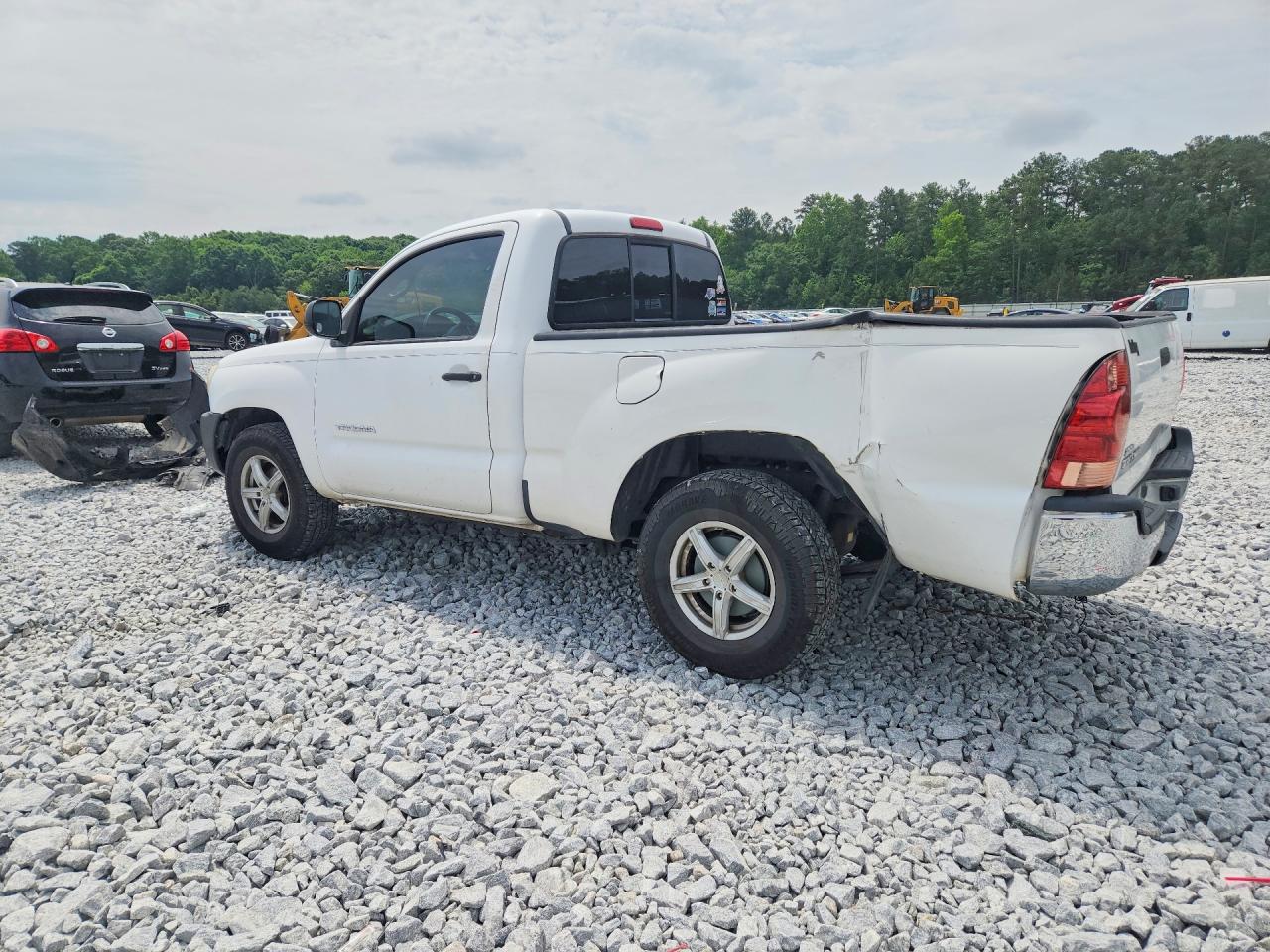 2006 Toyota Tacoma Base White vin: 5TENX22N36Z211837