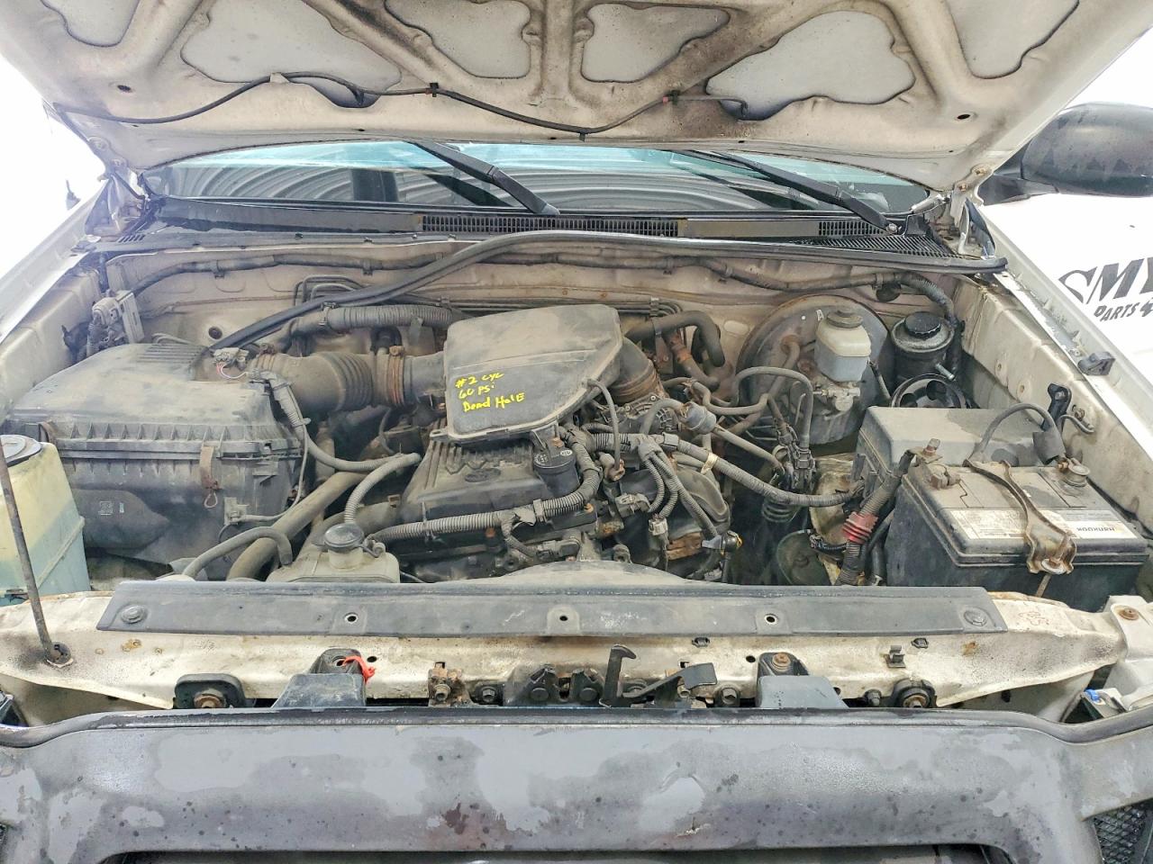 2007 Toyota Tacoma Base White vin: 5TENX22N37Z327752
