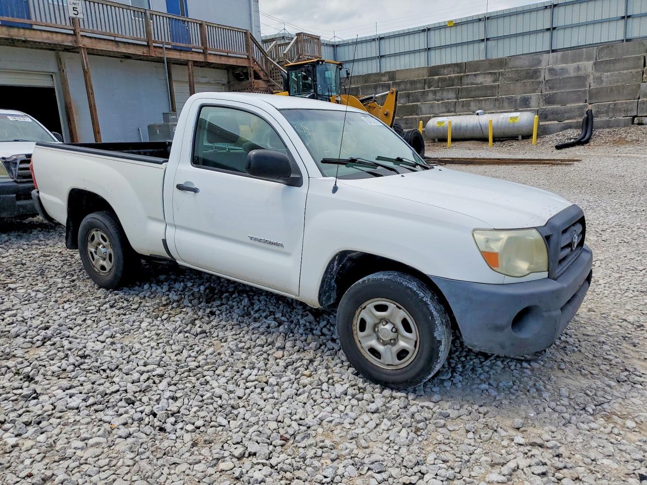 2007 Toyota Tacoma Base White vin: 5TENX22N37Z327752