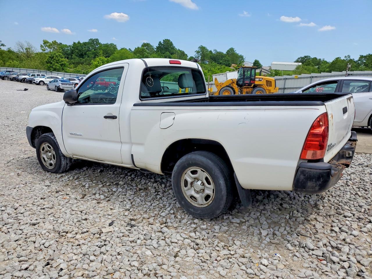 2007 Toyota Tacoma Base White vin: 5TENX22N37Z327752