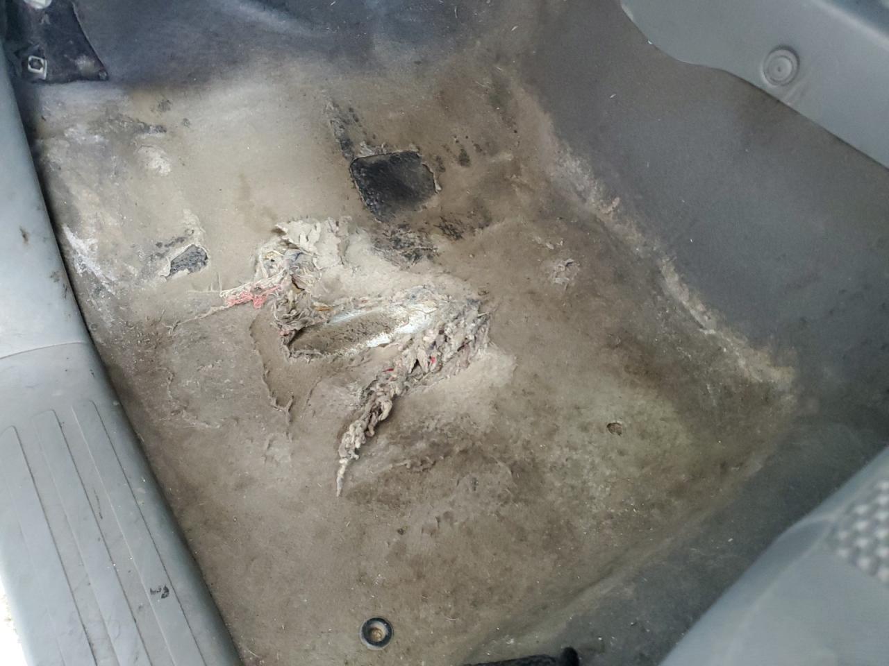 2007 Toyota Tacoma Base White vin: 5TENX22N37Z327752 Damage: Left Front Carpet, Torn, > 12 Inches