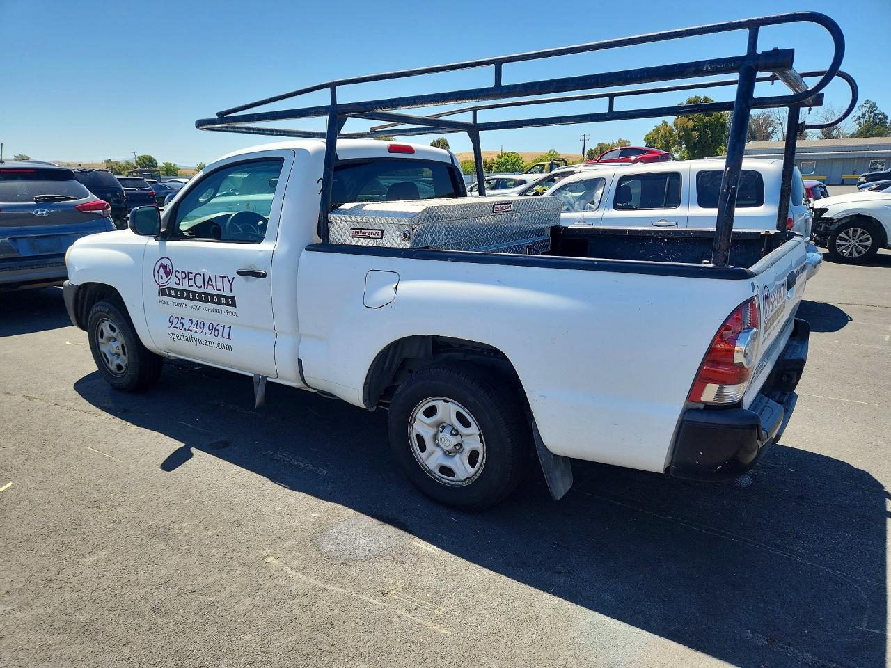2009 Toyota Tacoma Base White vin: 5TENX22N39Z593162