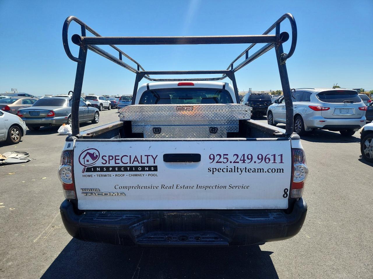 2009 Toyota Tacoma Base White vin: 5TENX22N39Z593162