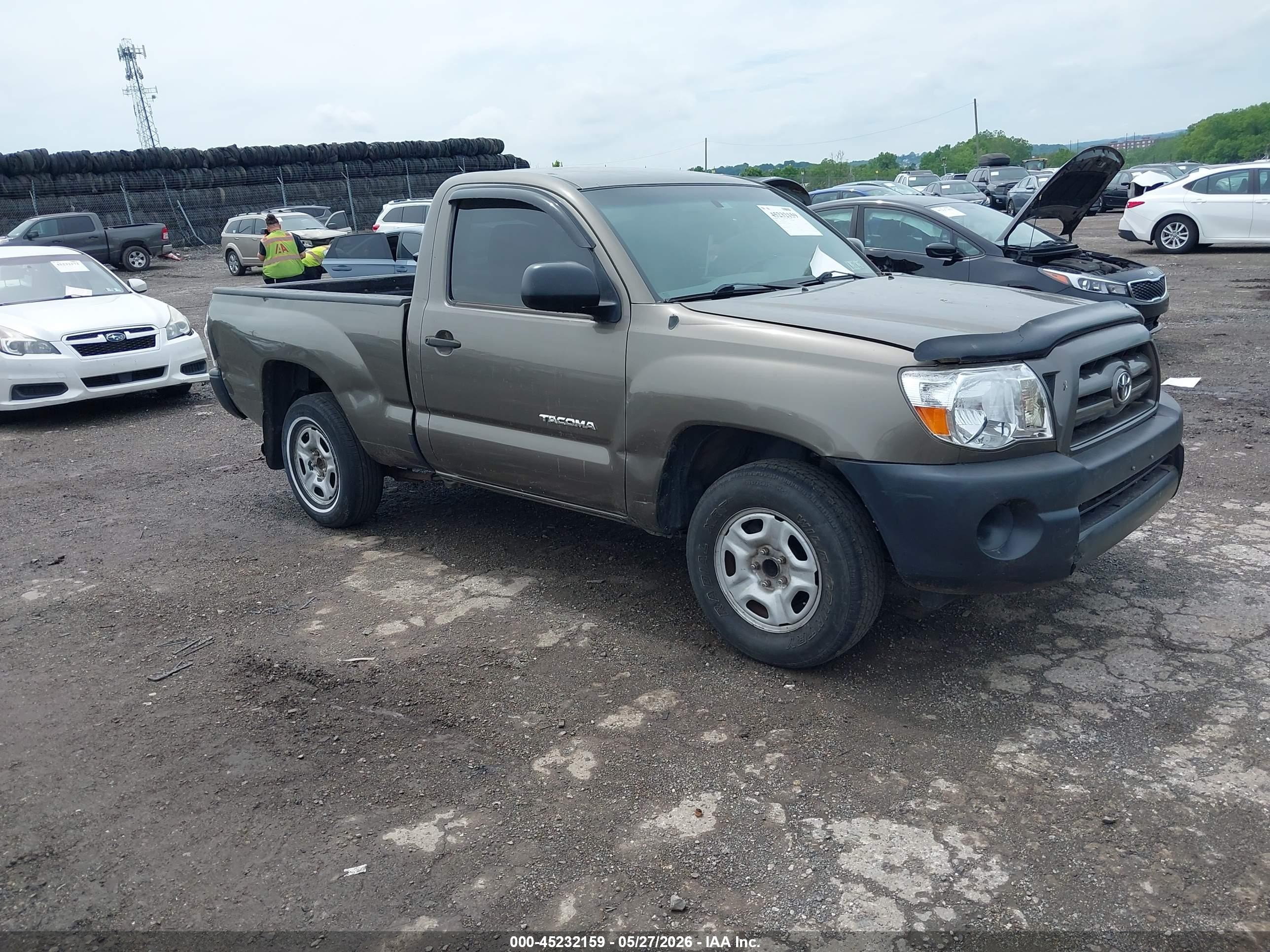 2009 Toyota Tacoma   Green vin: 5TENX22N39Z626645