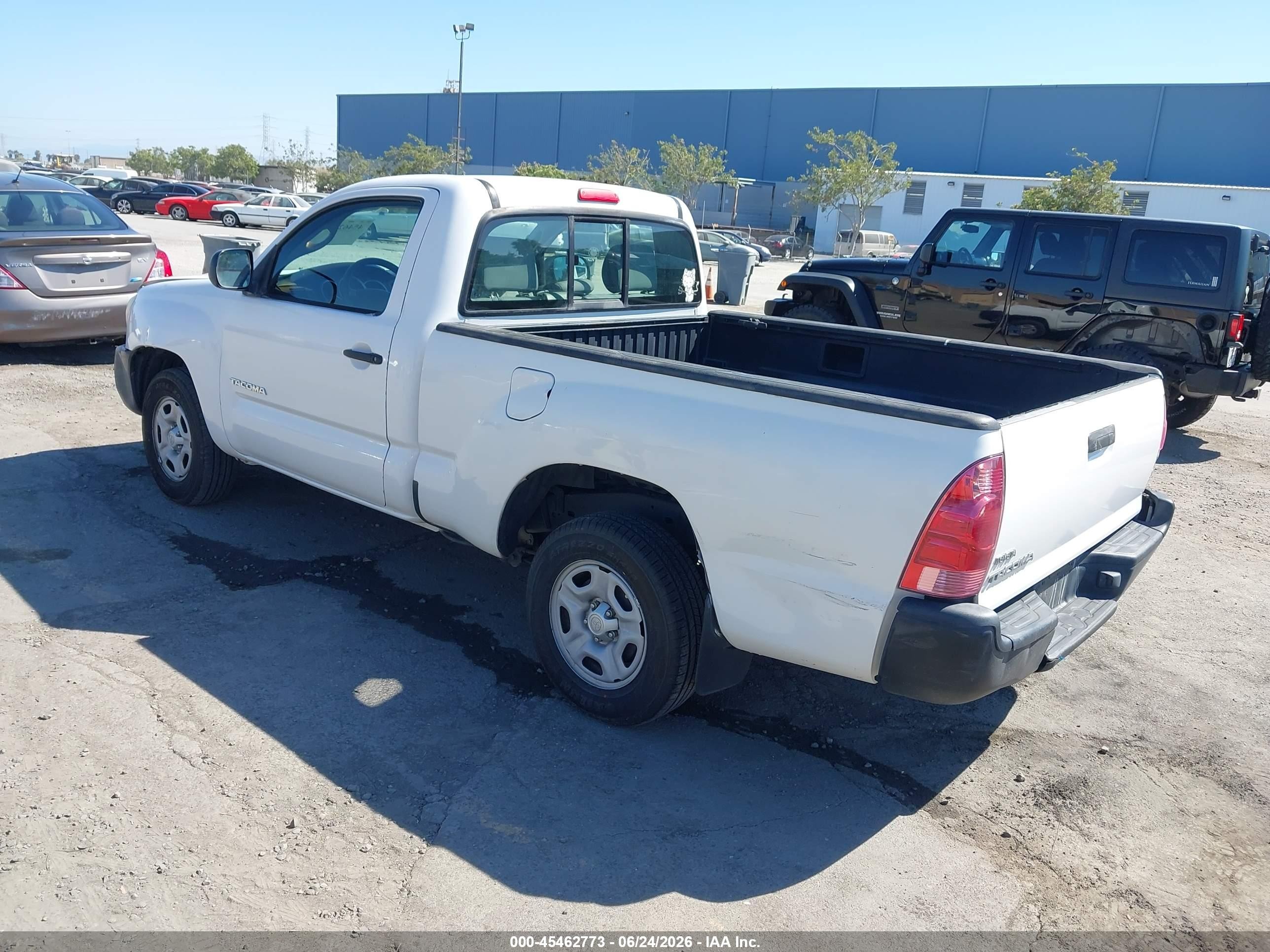 2009 Toyota Tacoma White vin: 5TENX22N39Z643428