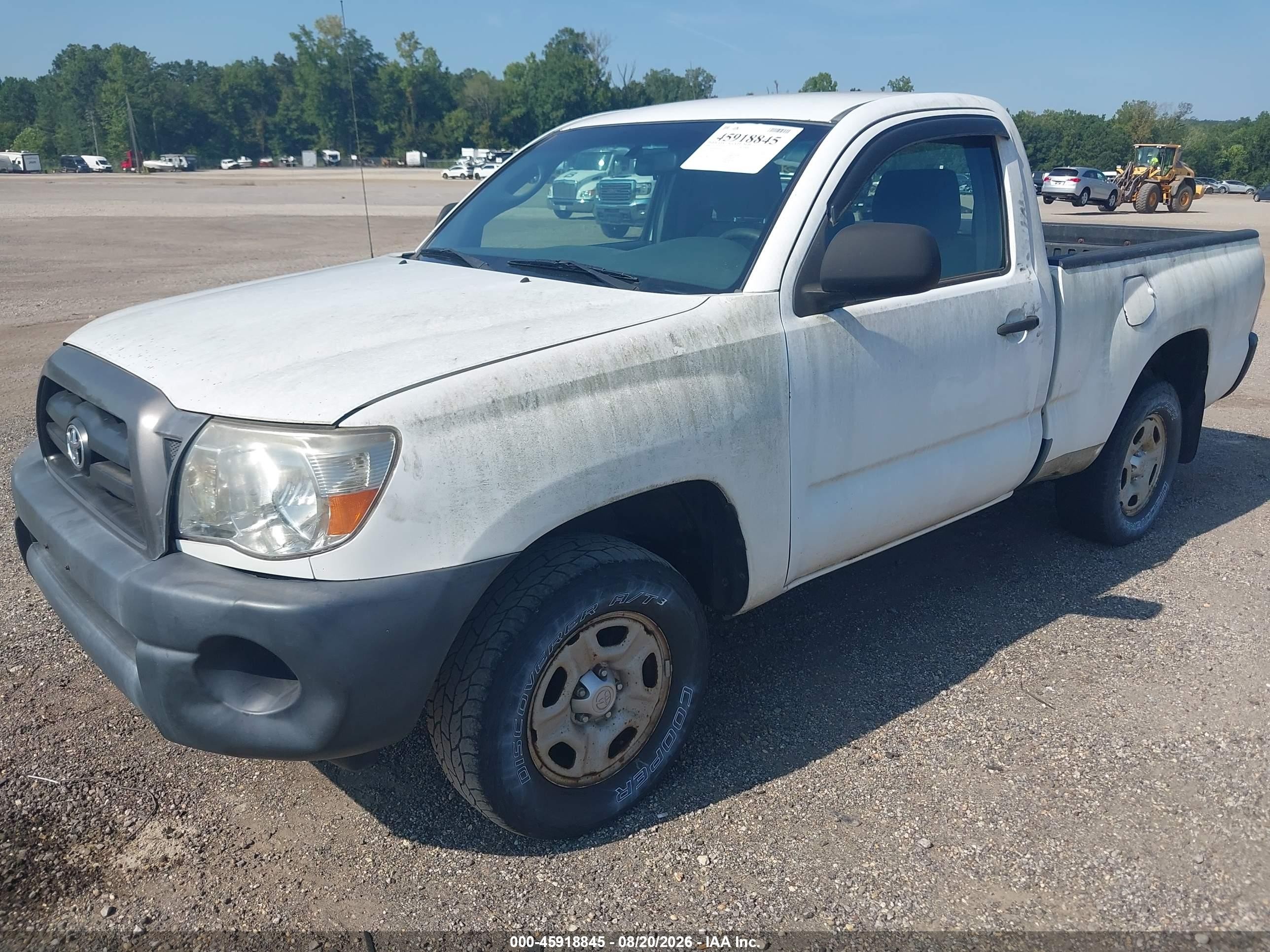 2006 Toyota Tacoma   Белый vin: 5TENX22N46Z171977