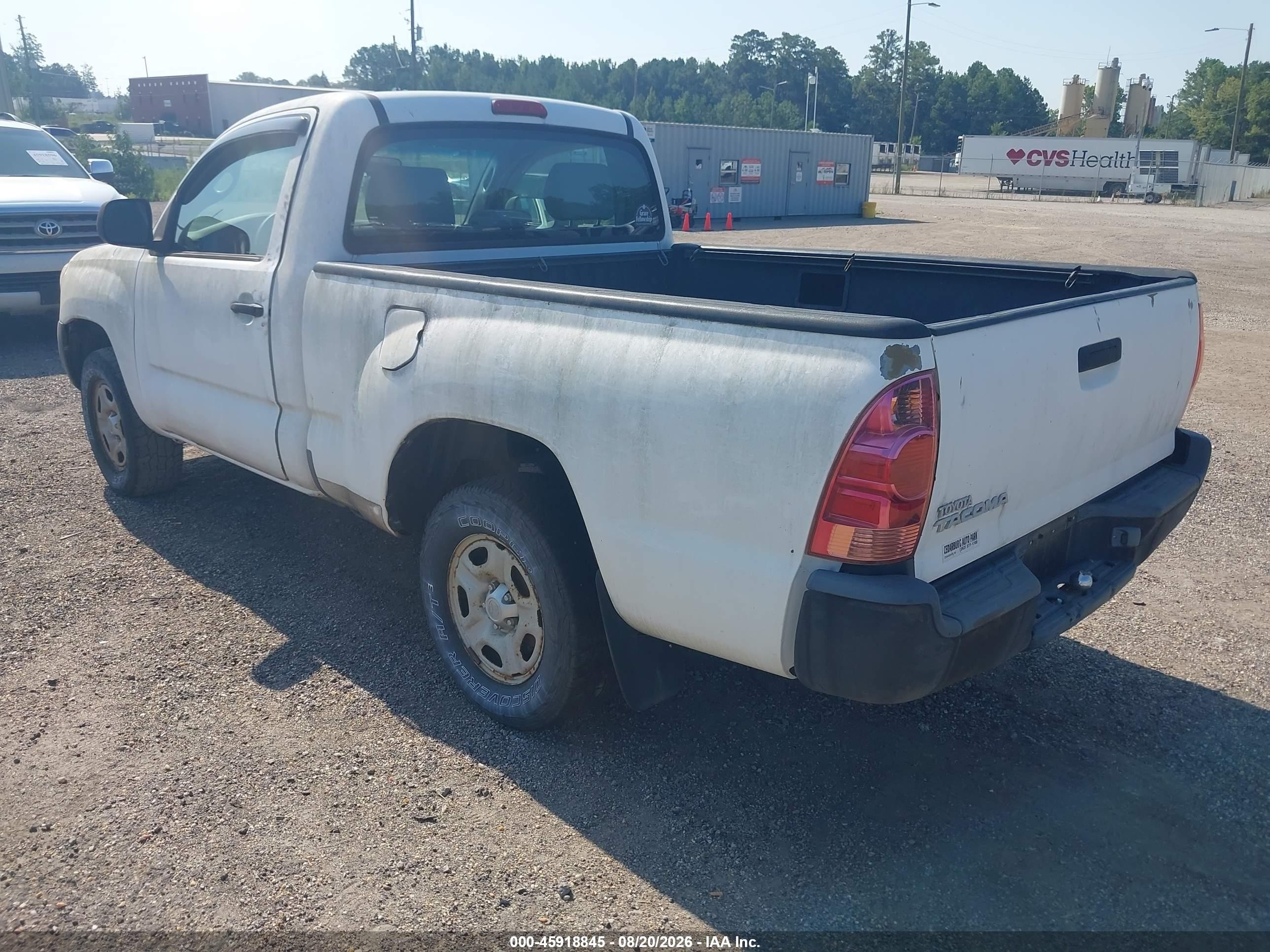 2006 Toyota Tacoma   Белый vin: 5TENX22N46Z171977