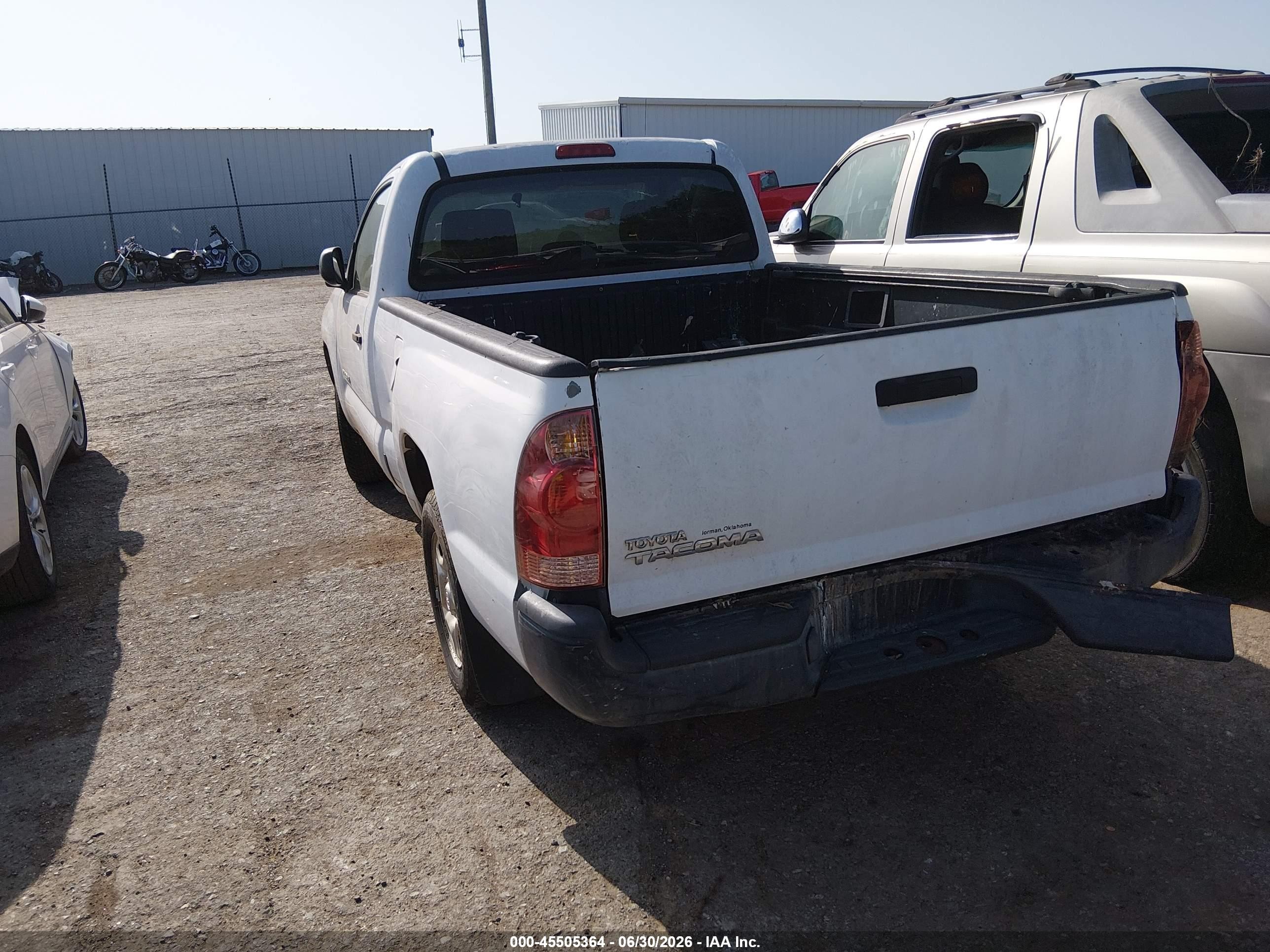 2006 Toyota Tacoma   Белый vin: 5TENX22N46Z233006