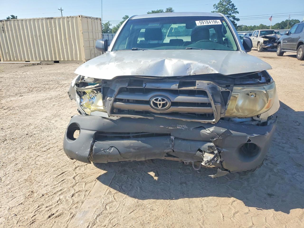 2007 Toyota Tacoma Base Silver vin: 5TENX22N47Z382601