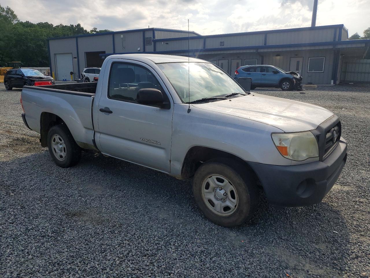 2008 Toyota Tacoma Silver vin: 5TENX22N48Z514547