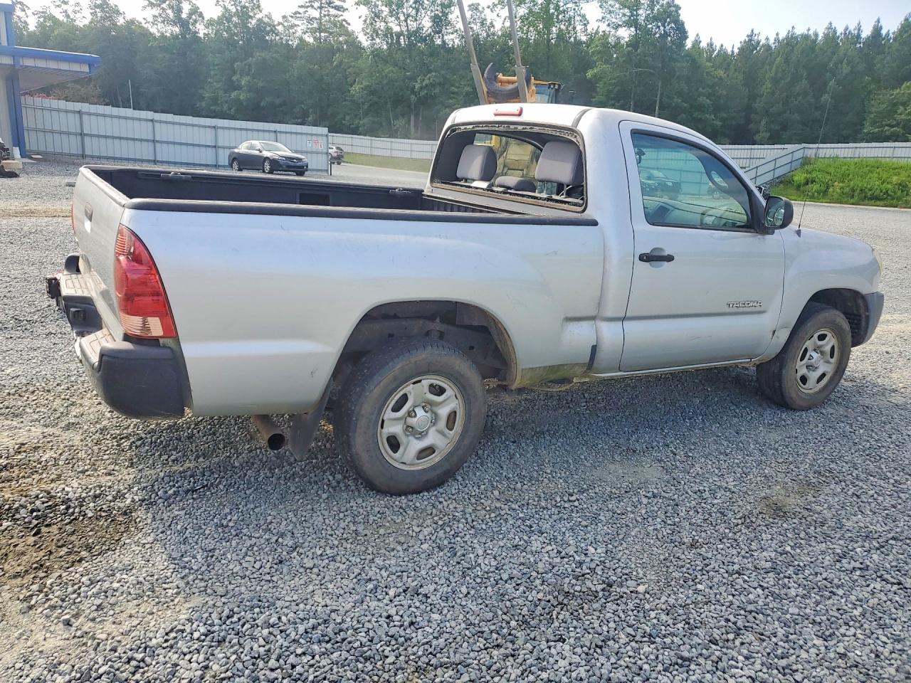 2008 Toyota Tacoma Silver vin: 5TENX22N48Z514547