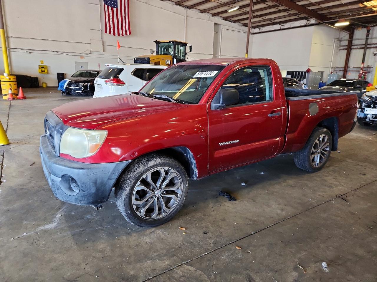 2005 Toyota Tacoma Base Красный vin: 5TENX22N55Z079646