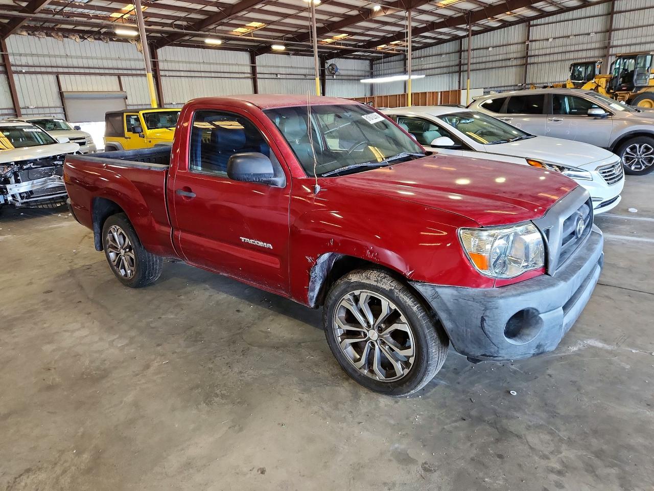 2005 Toyota Tacoma Base Красный vin: 5TENX22N55Z079646