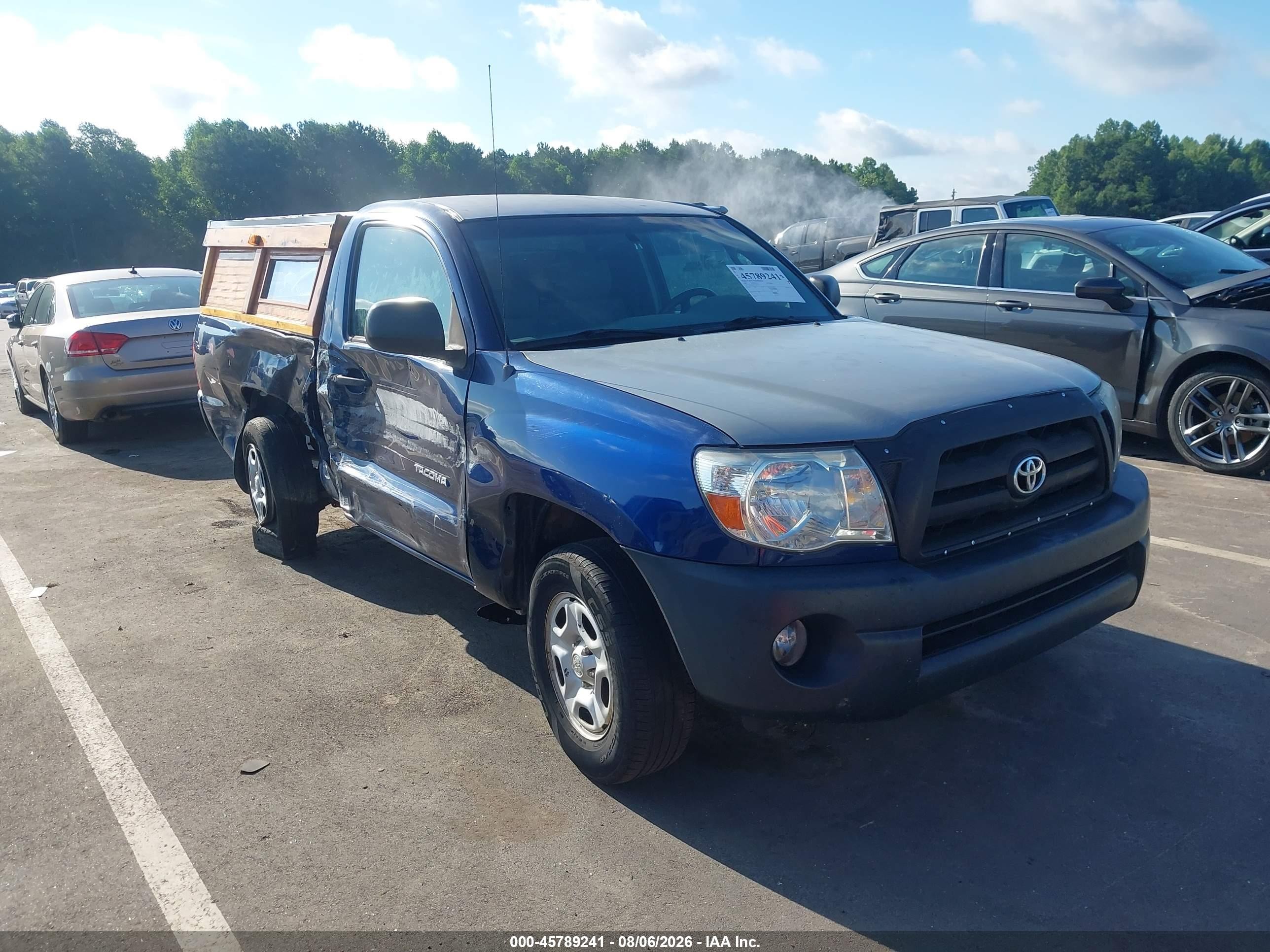 2005 Toyota Tacoma   Blue vin: 5TENX22N55Z095734