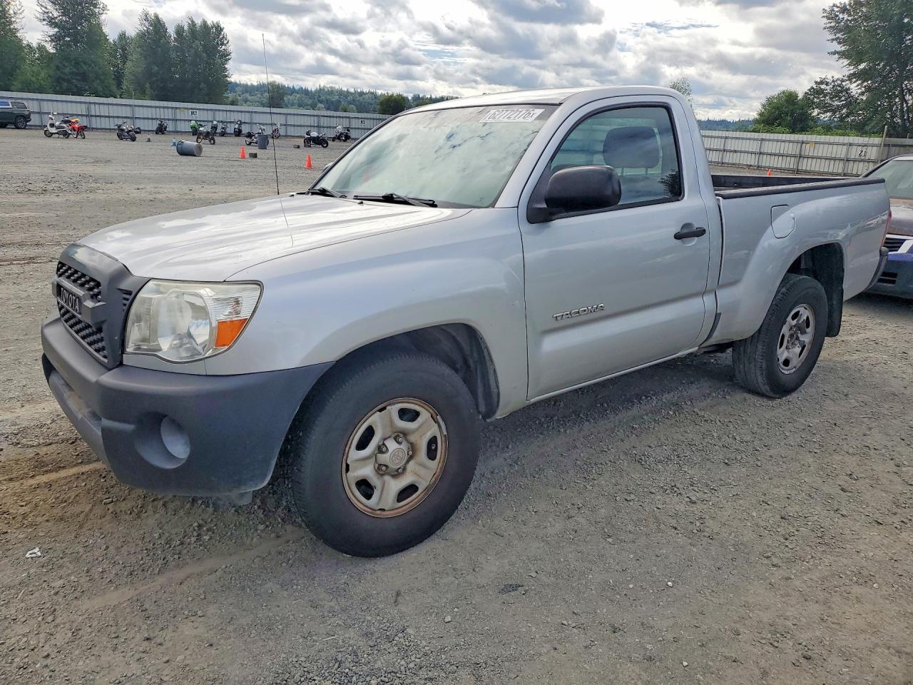 2006 Toyota Tacoma Base Silver vin: 5TENX22N56Z301264