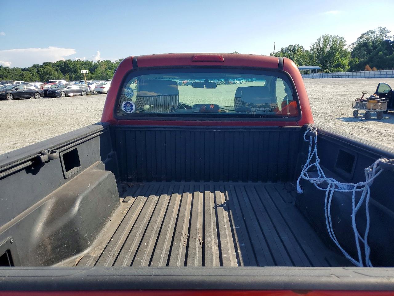 2008 Toyota Tacoma Base Red vin: 5TENX22N58Z486757