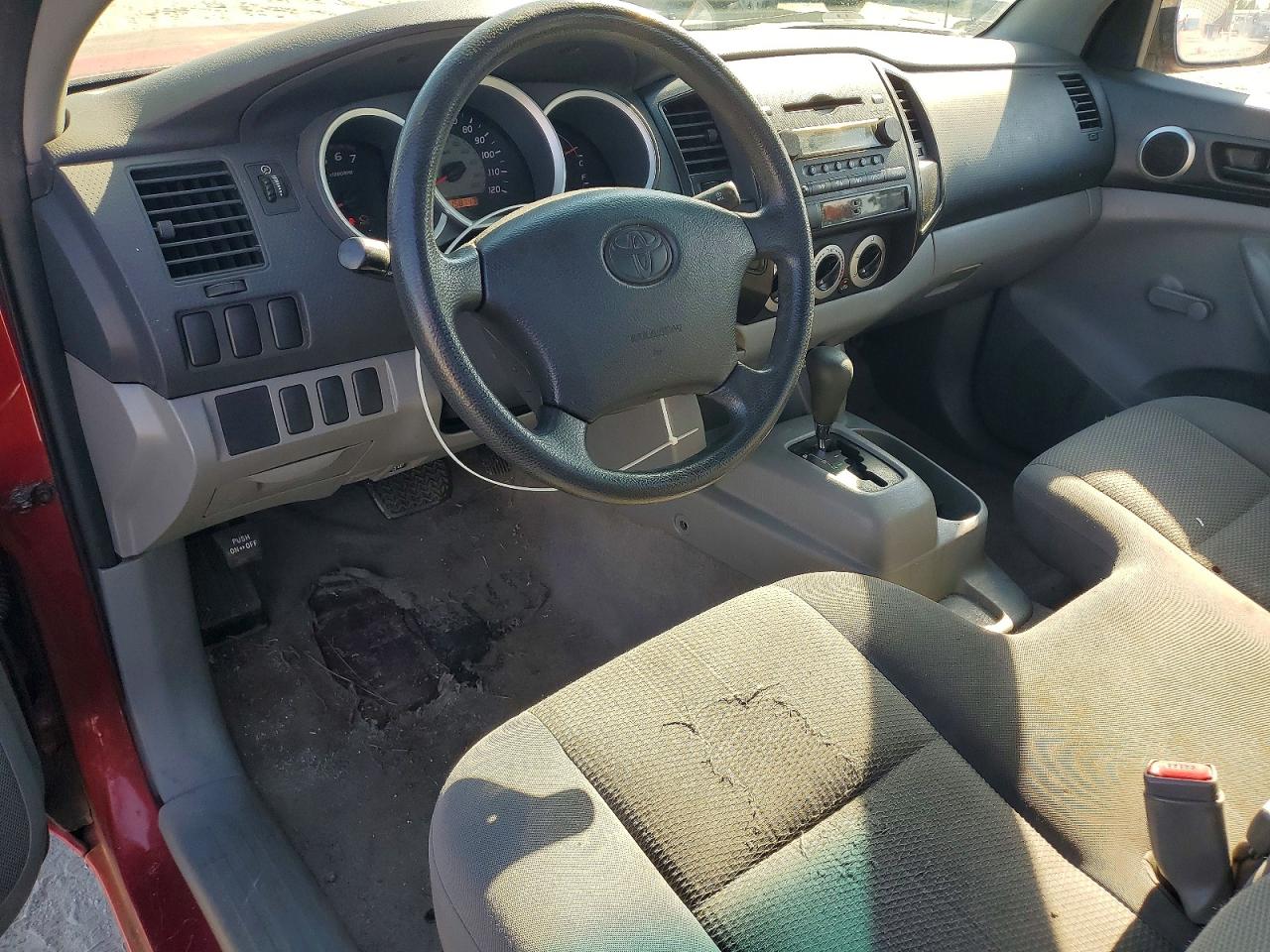 2008 Toyota Tacoma Base Red vin: 5TENX22N58Z486757