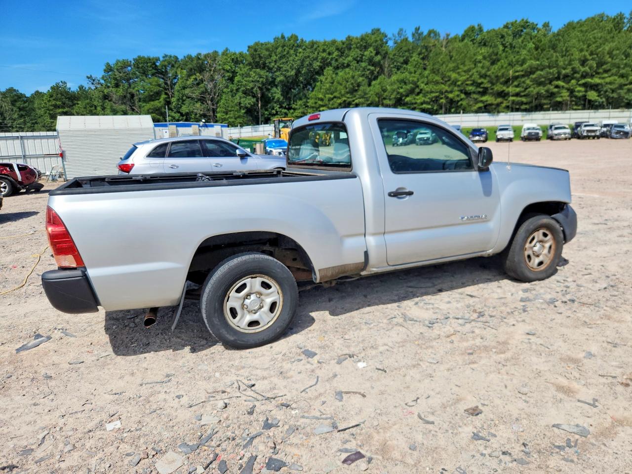 2008 Toyota Tacoma Base Silver vin: 5TENX22N58Z534404