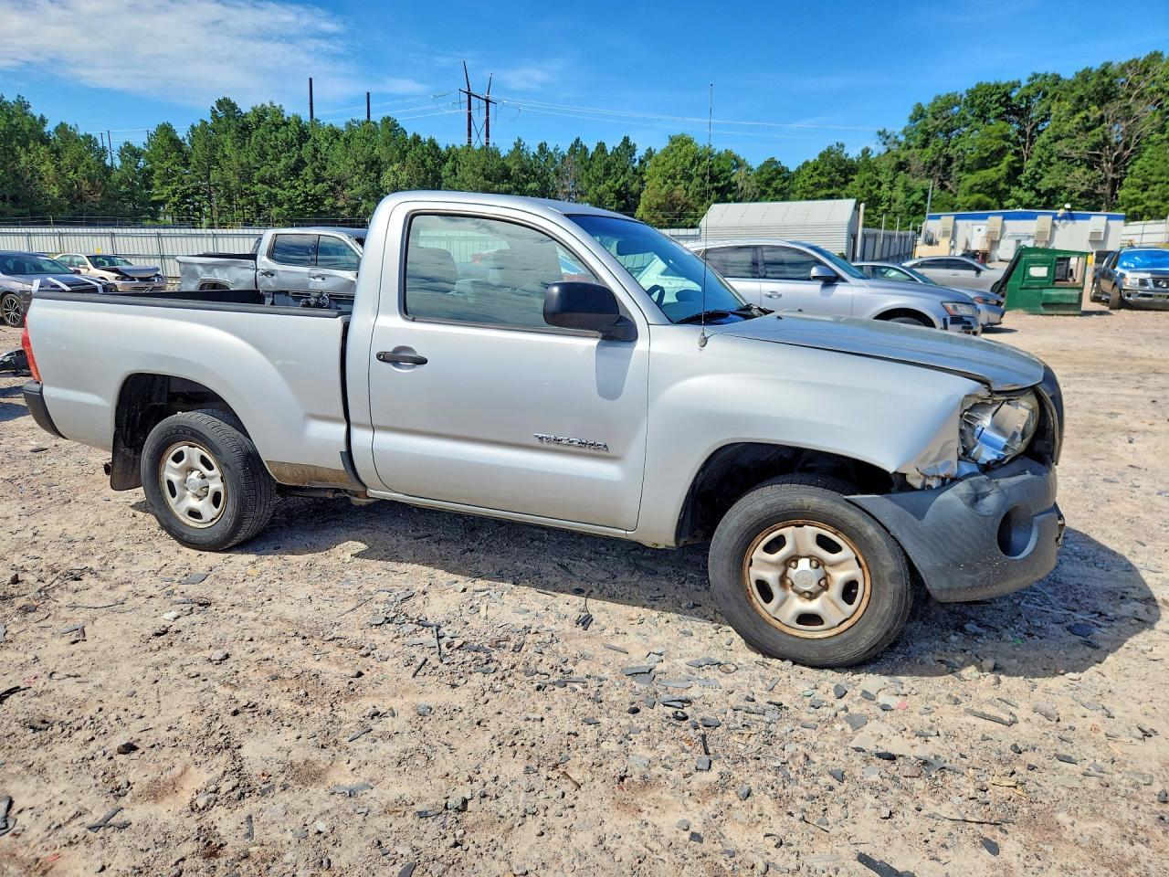 2008 Toyota Tacoma Base Silver vin: 5TENX22N58Z534404
