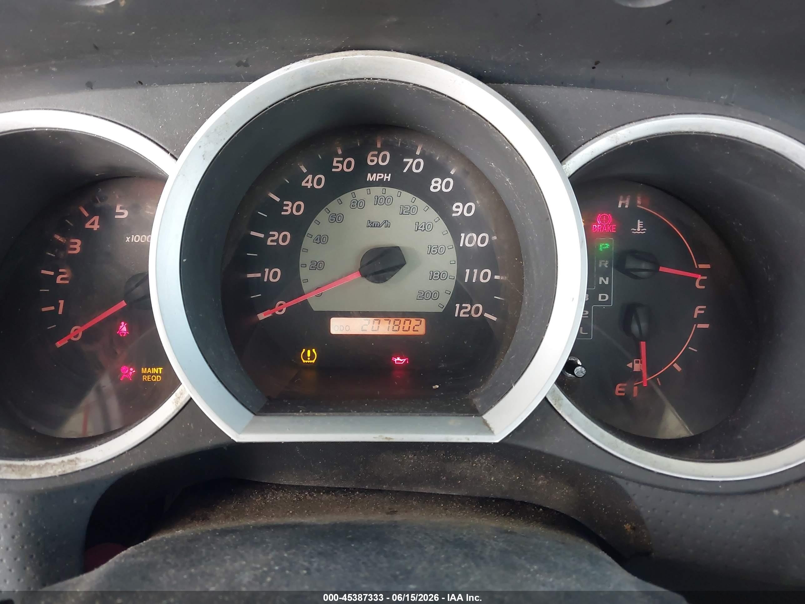 2006 Toyota Tacoma   Red vin: 5TENX22N66Z320504