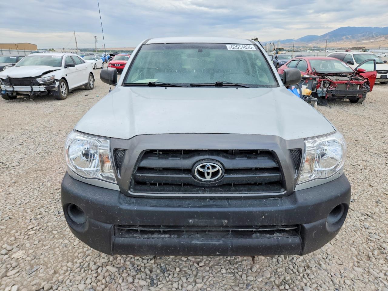 2007 Toyota Tacoma Base Silver vin: 5TENX22N67Z392658