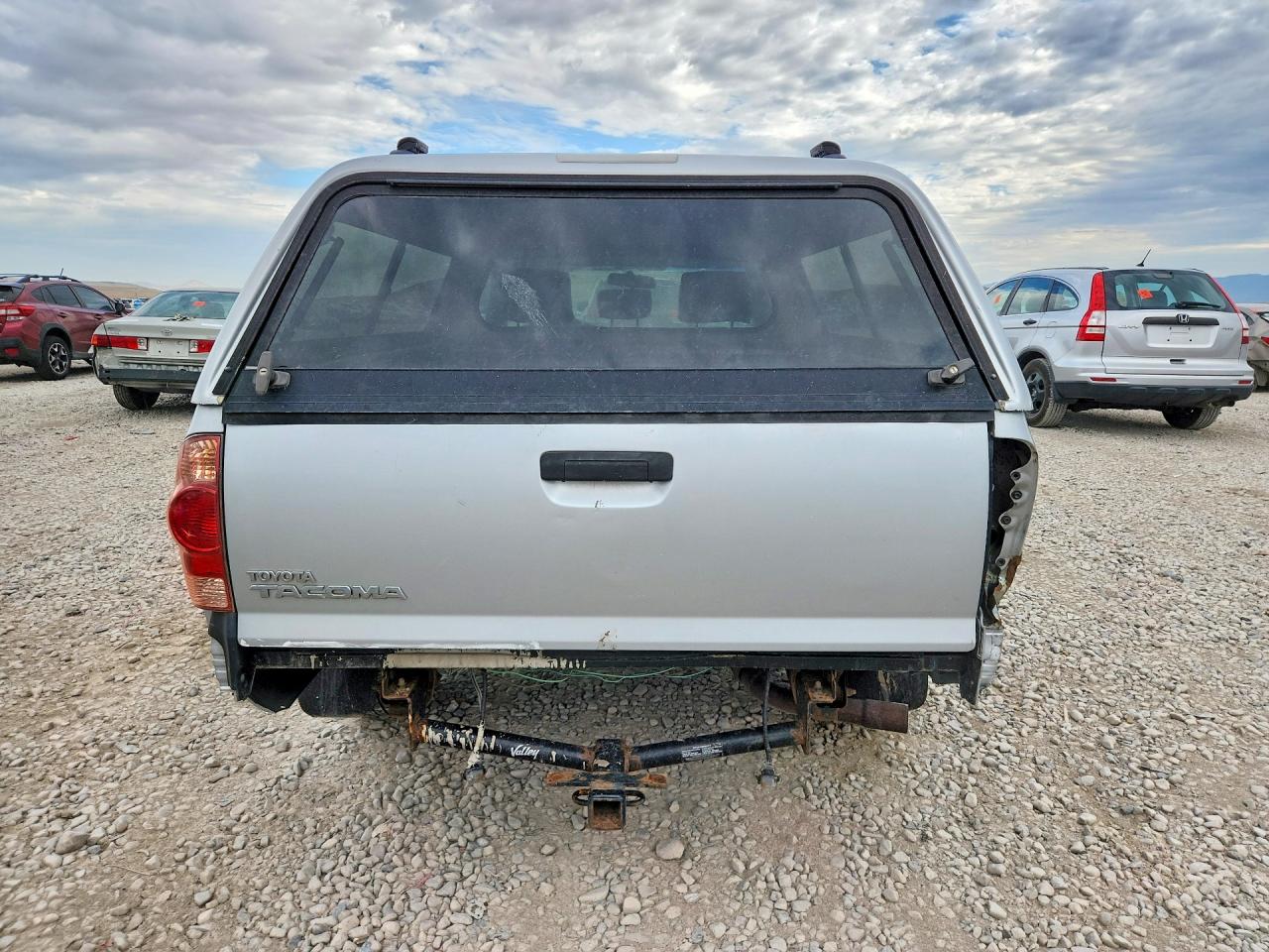 2007 Toyota Tacoma Base Silver vin: 5TENX22N67Z392658