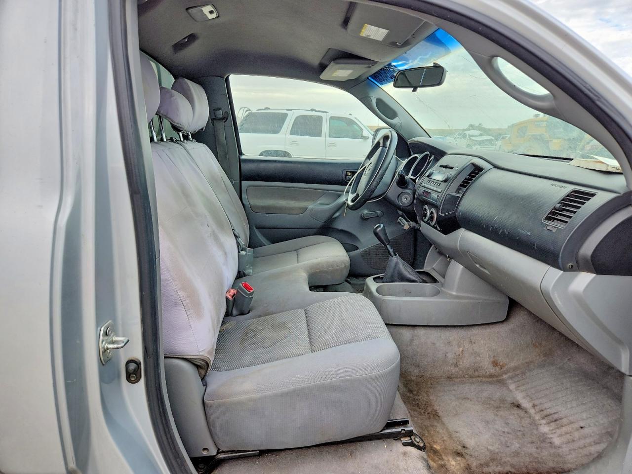 2007 Toyota Tacoma Base Silver vin: 5TENX22N67Z392658