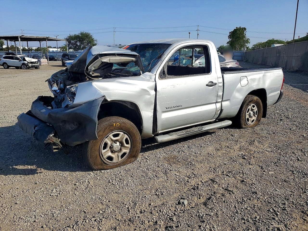 2009 Toyota Tacoma Base Silver vin: 5TENX22N79Z597831