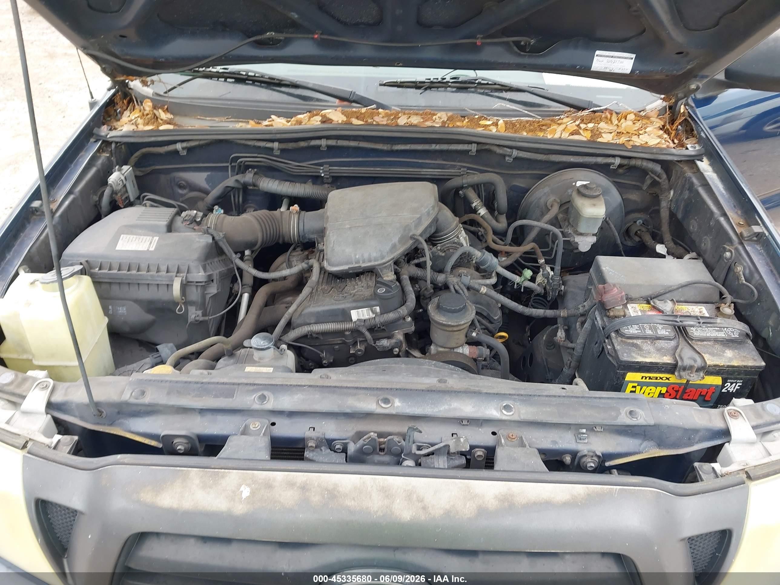 2005 Toyota Tacoma Blue vin: 5TENX22N85Z028853