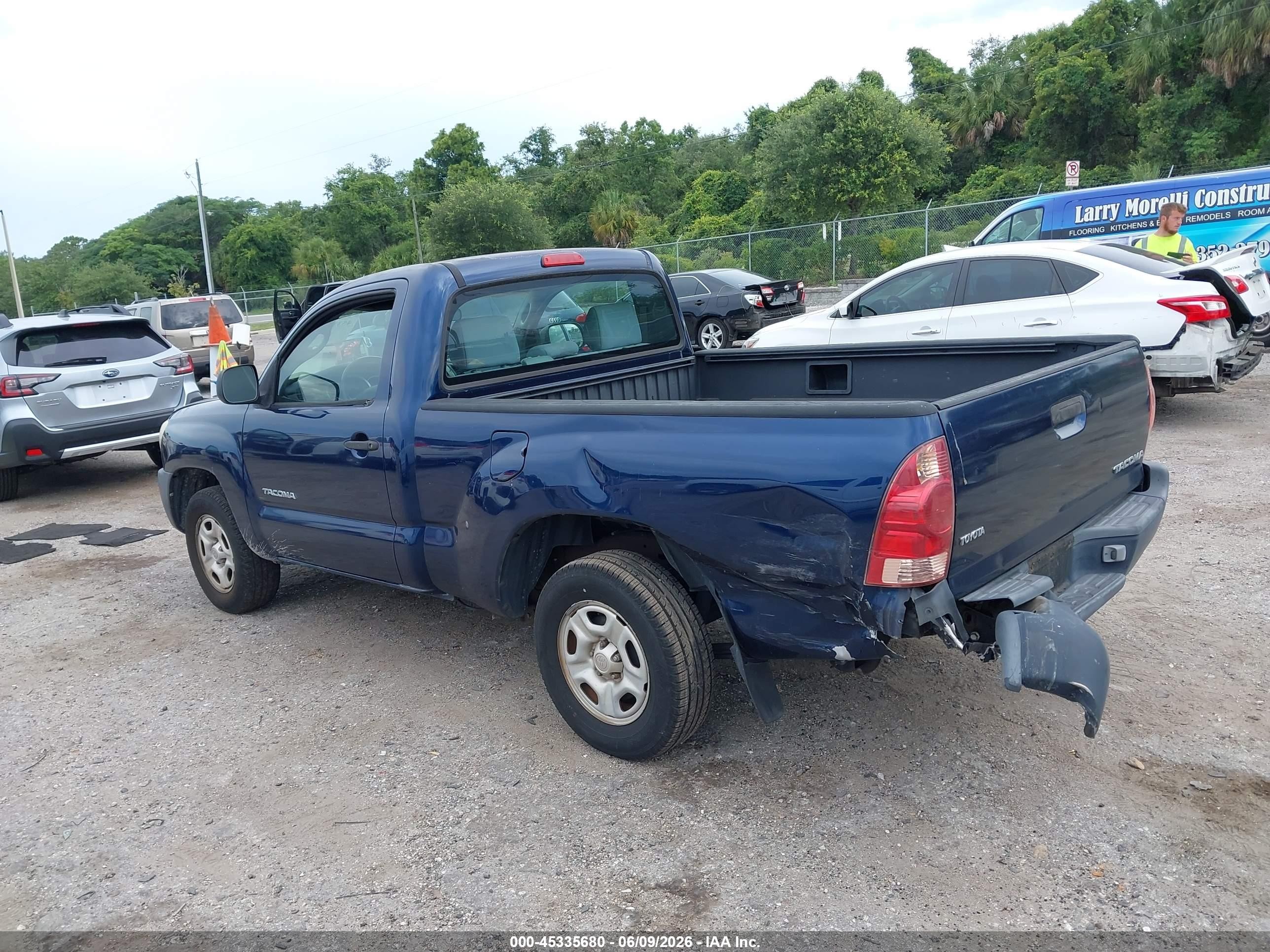 2005 Toyota Tacoma Blue vin: 5TENX22N85Z028853