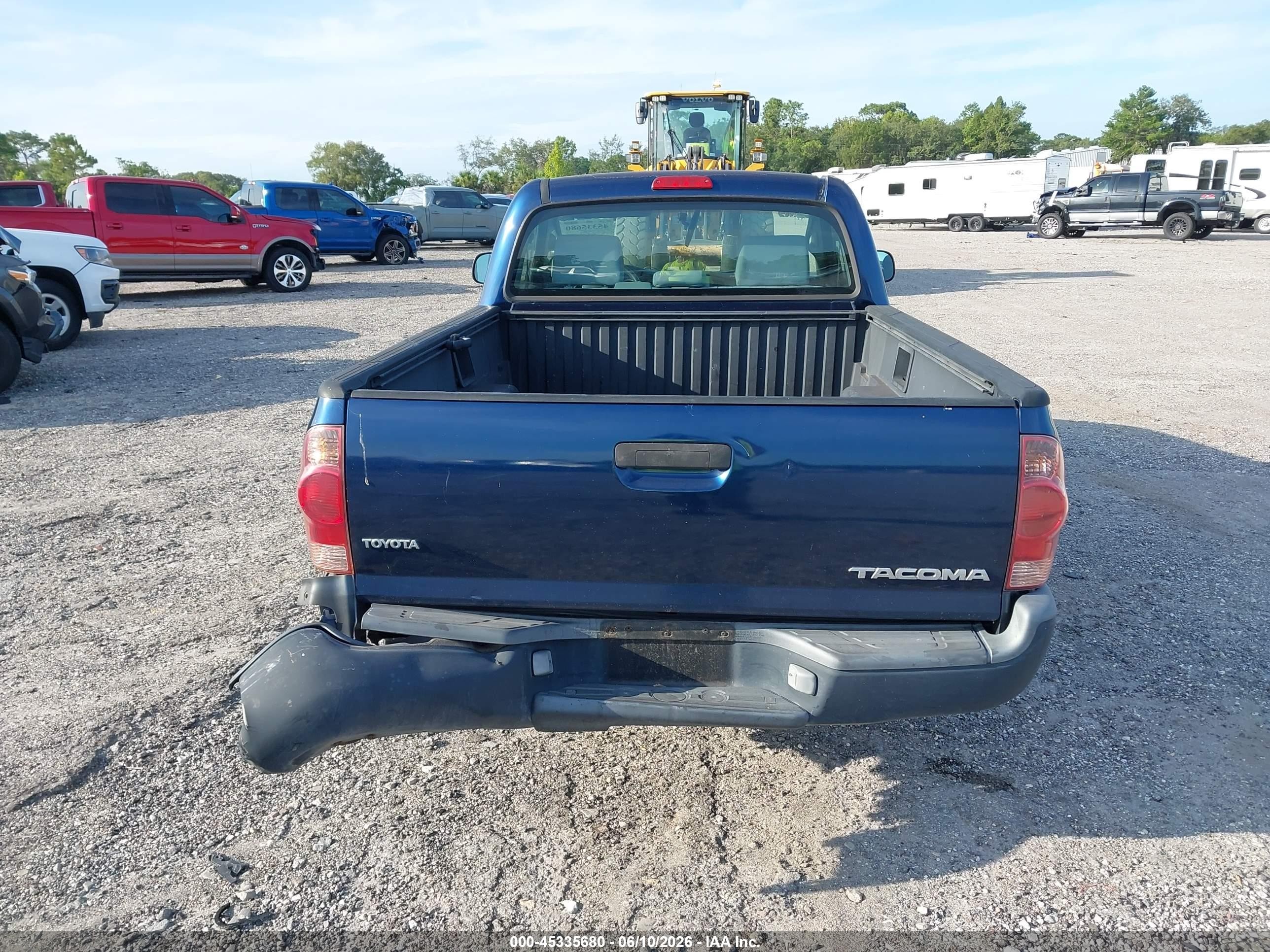 2005 Toyota Tacoma Blue vin: 5TENX22N85Z028853
