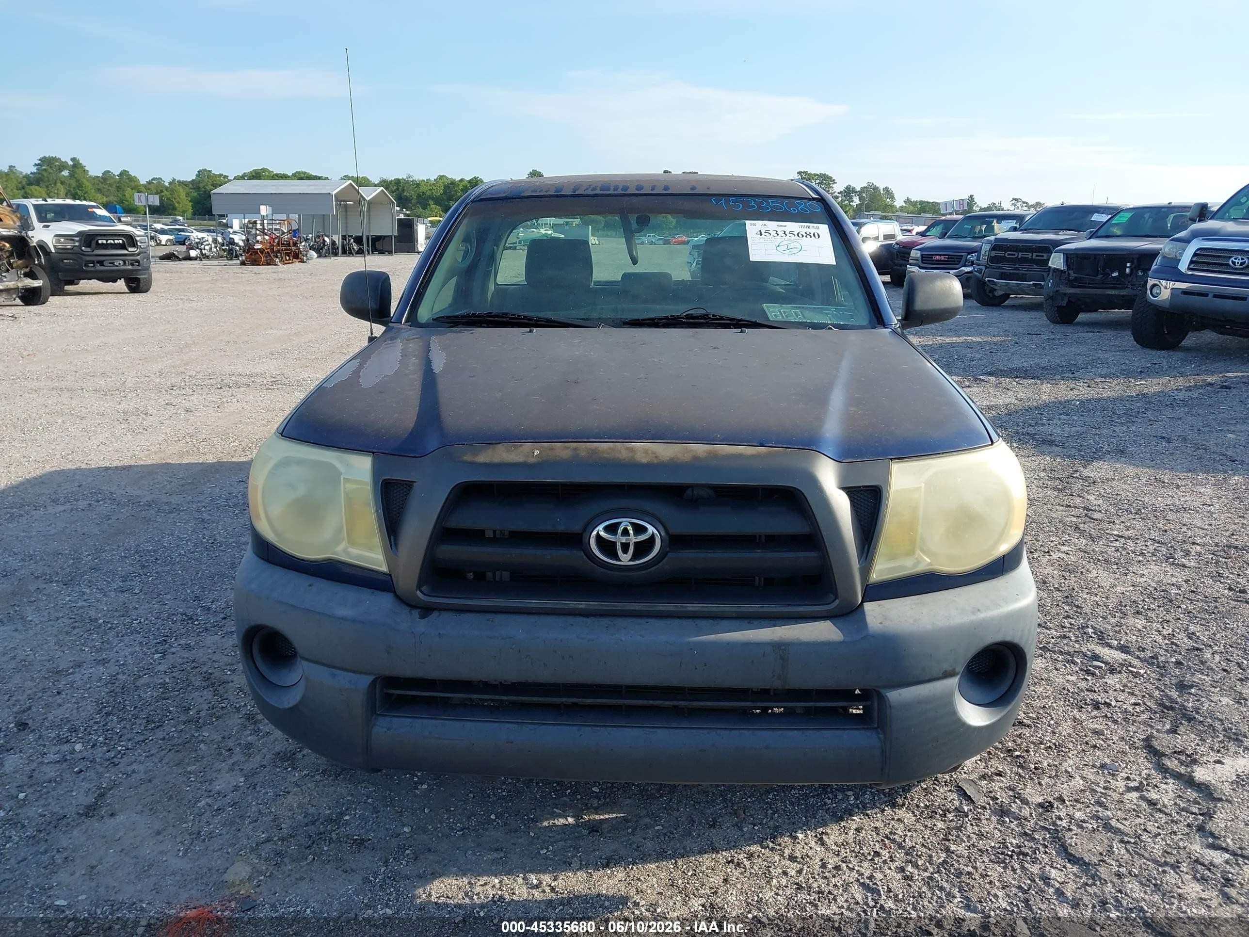 2005 Toyota Tacoma Blue vin: 5TENX22N85Z028853