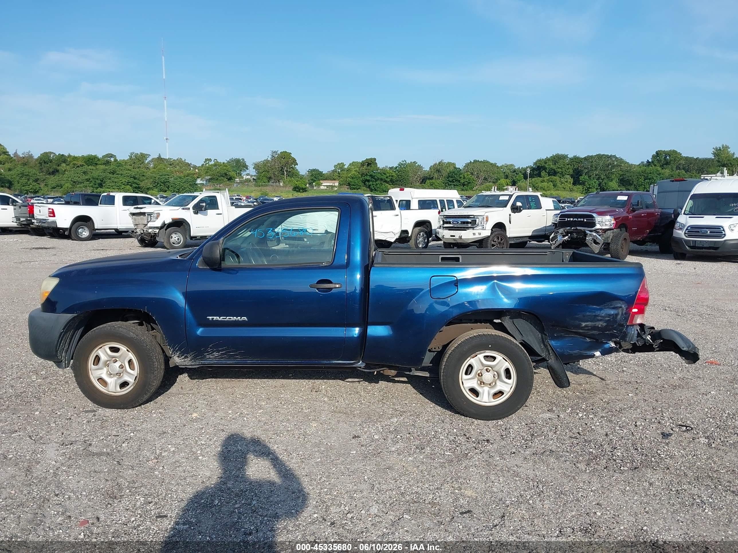 2005 Toyota Tacoma Blue vin: 5TENX22N85Z028853