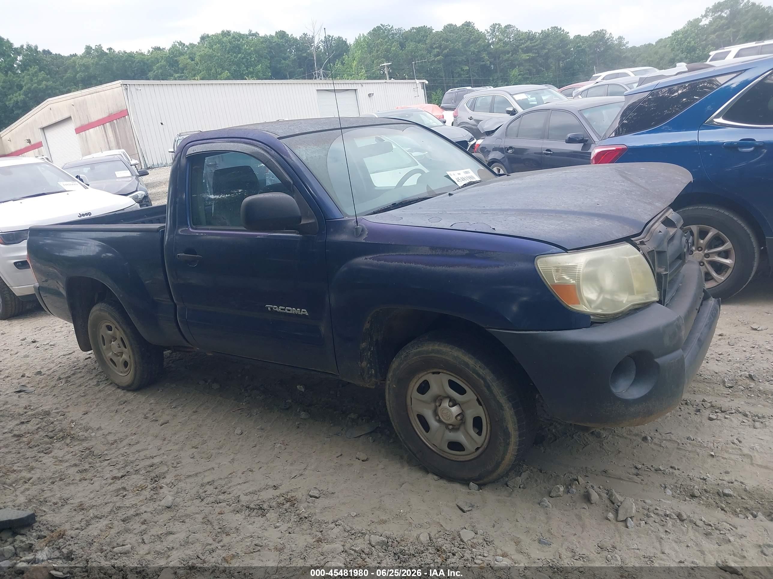 2005 Toyota Tacoma   Blue vin: 5TENX22N85Z034023