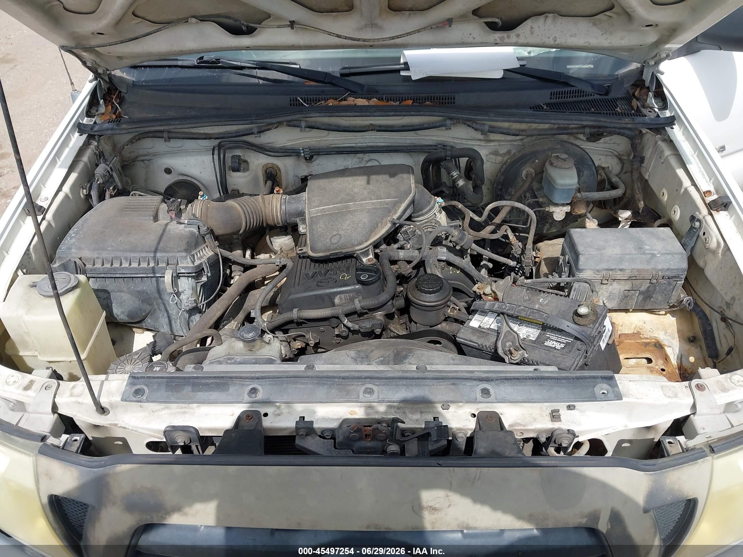2007 Toyota Tacoma   White vin: 5TENX22N87Z331943